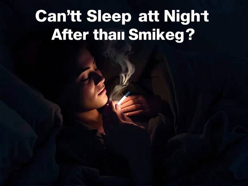 Can't Sleep at Night After Quitting Smoking? Here's What to Do