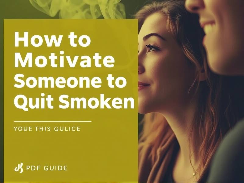 How to Motivate Someone to Quit Smoking: A PDF Guide