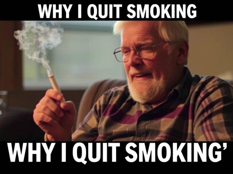 Why I Quit Smoking: A Commercial from My Dad