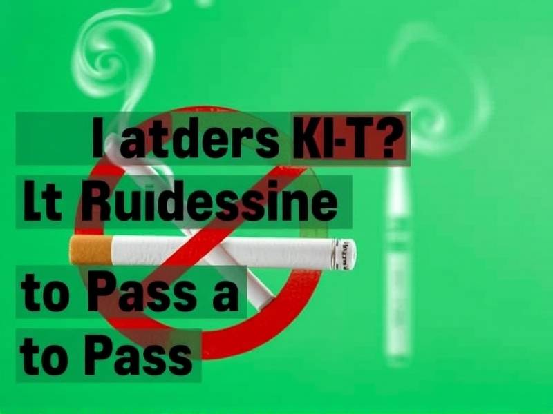 How Long Does It Take to Quit Smoking to Pass a Drug Test?