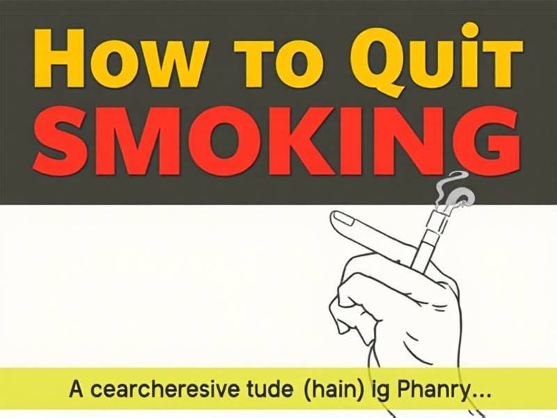 How to Quit Smoking: A Comprehensive Guide in Phamphlet Format