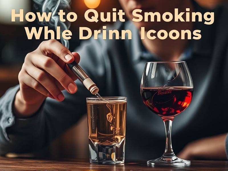 How to Quit Smoking While Drinking Alcohol: A Guide for Those Struggling with Both Issues