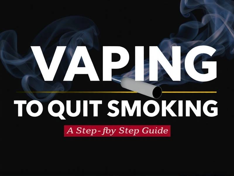 Vaping Your Way to Quit Smoking: A Step-by-Step Guide