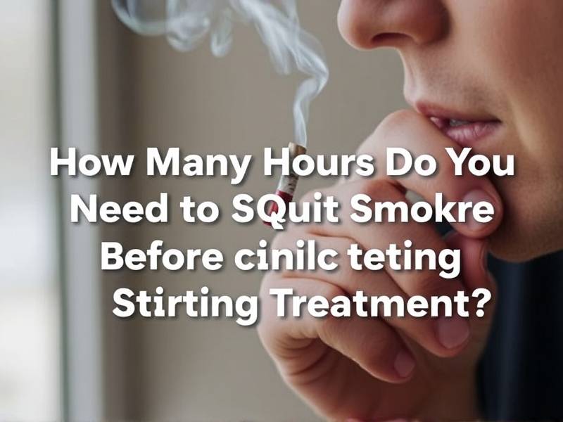 How Many Hours Do You Need to Quit Smoking Before Starting Treatment?