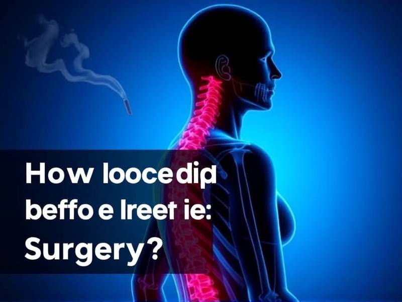 How Long Does It Take to Quit Smoking Before Spinal Fusion Surgery?