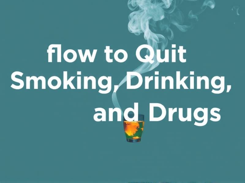 How to Quit Smoking, Drinking, and Drugs: Effective Strategies for a healthier Life