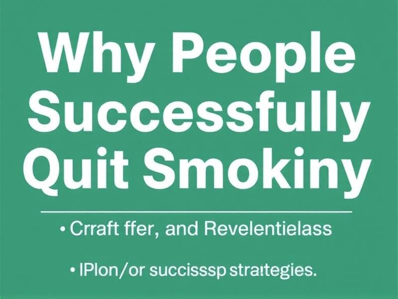Why People Successfully Quit Smoking: Insights and Strategies