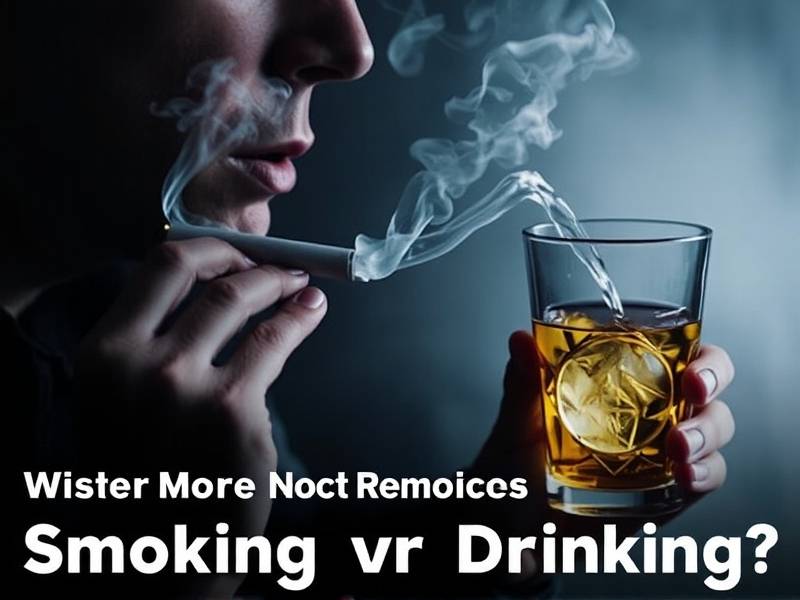 Which Is More Difficult to Quit: Smoking or Drinking?