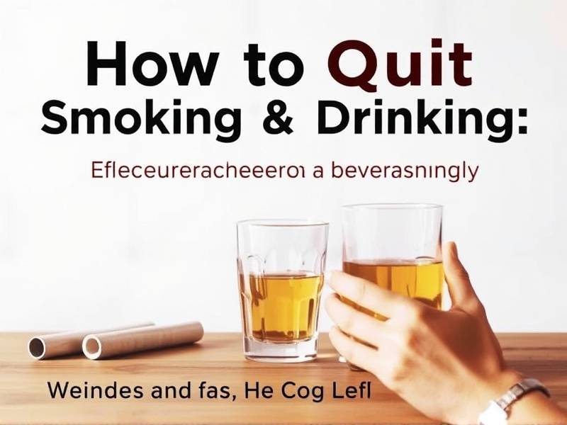 How to Quit Smoking and Drinking: Effective Strategies for a healthier Life(1)