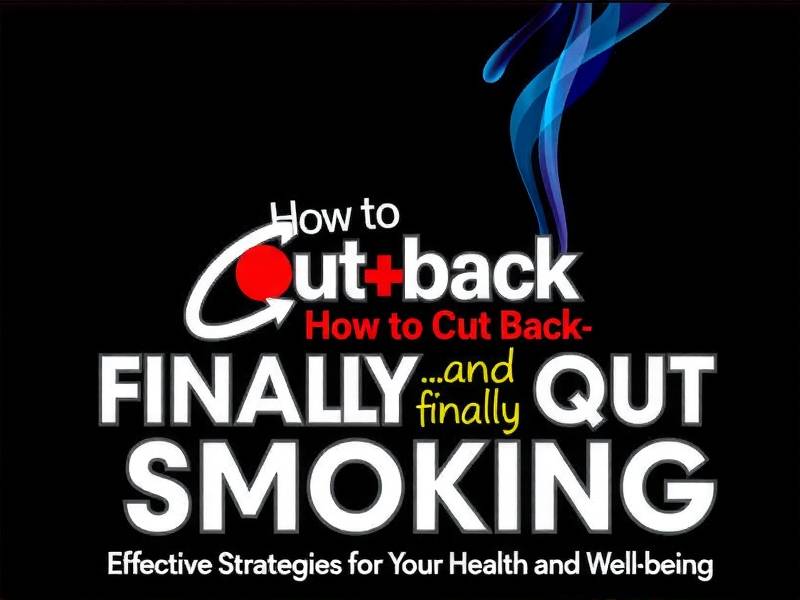 How to Cut Back and Finally Quit Smoking: Effective Strategies for Your Health and Well-being