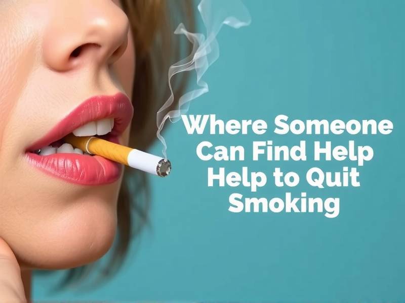 Where Someone Can Find Help to Quit Smoking