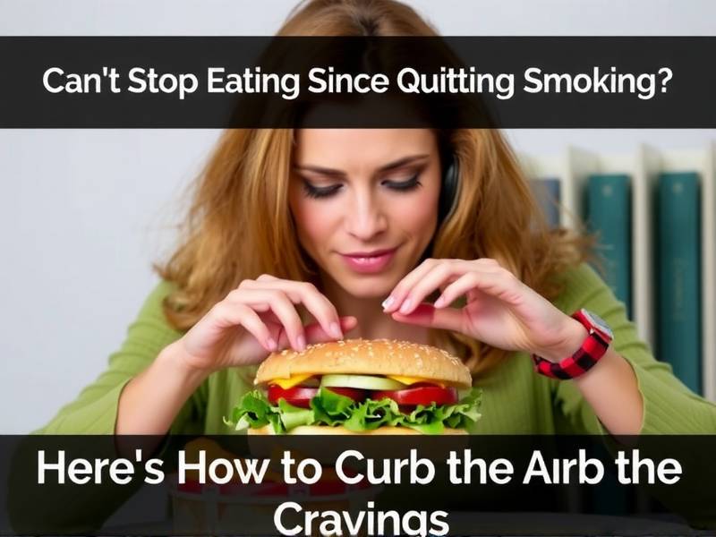 Can't Stop Eating Since Quitting Smoking? Here's How to Curb the Cravings