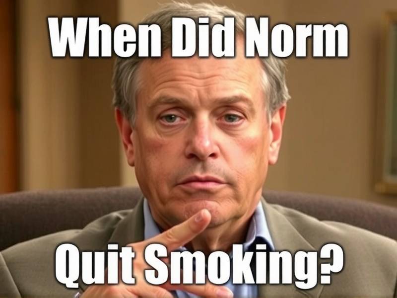 When Did Norm MacDonald Quit Smoking?(1)
