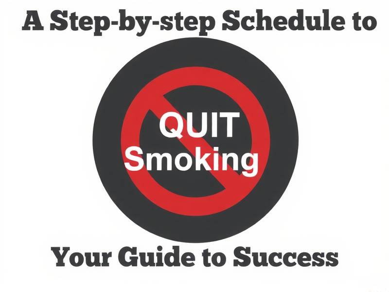 A Step-by-Step Schedule to Quit Smoking: Your Guide to Success