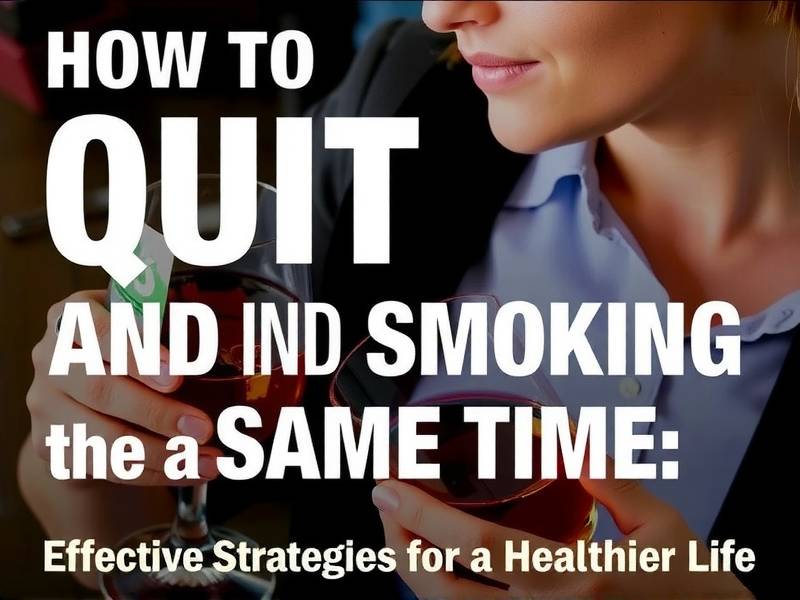 How to Quit Drinking and Smoking at the Same Time: Effective Strategies for a Healthier Life