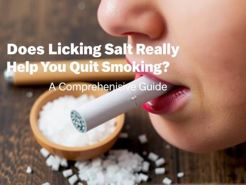 Does Licking Salt Really Help You Quit Smoking? A Comprehensive Guide