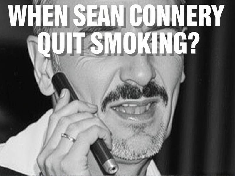 When Did Sean Connery Quit Smoking? The Inside Story(1)