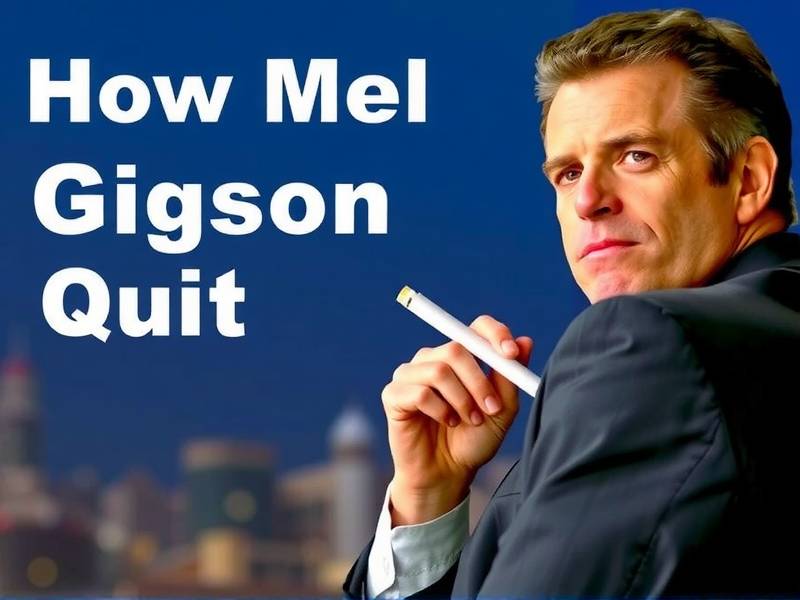 How Did Mel Gibson Quit Smoking? The Inside Story(1)