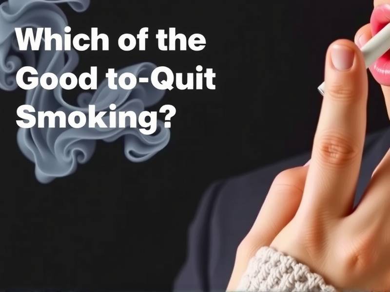 Which of the Good Ways to Quit Smoking? Quizlet