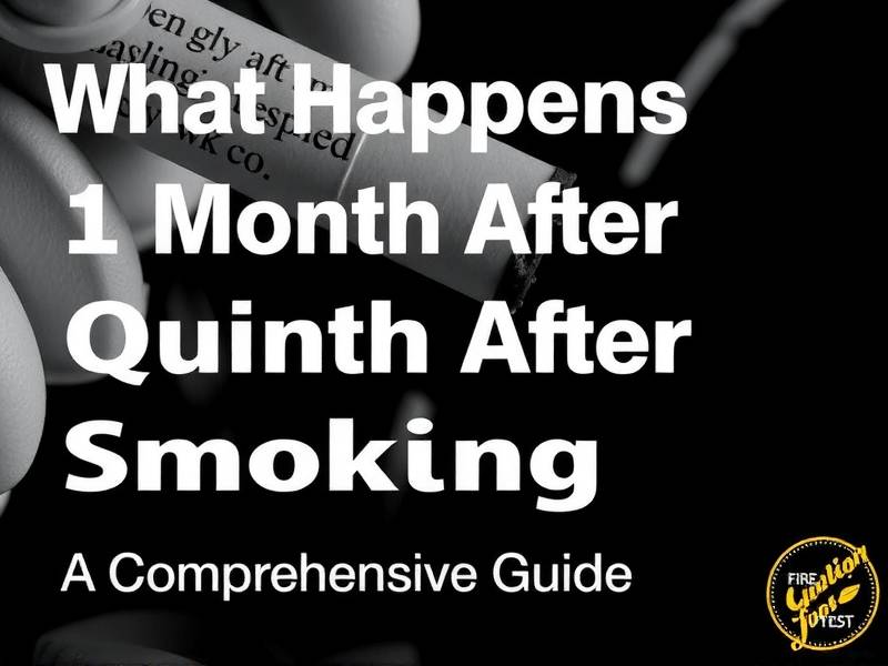 What Happens 1 Month After Quitting Smoking: A Comprehensive Guide