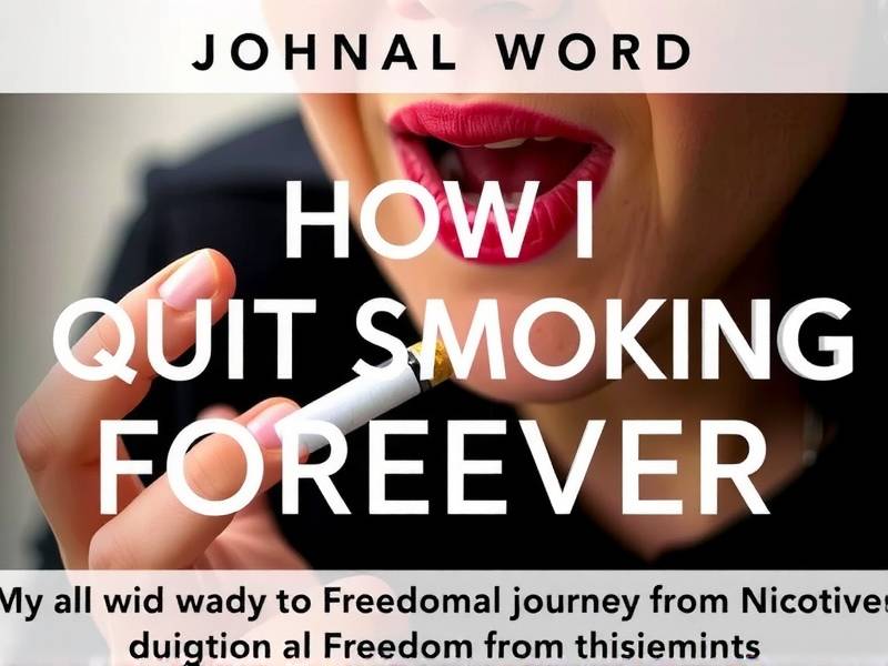 How I Quit Smoking Forever: My Personal Journey to Freedom from Nicotine