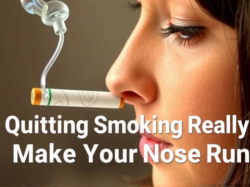 Does Quitting Smoking Really Make Your Nose Run?