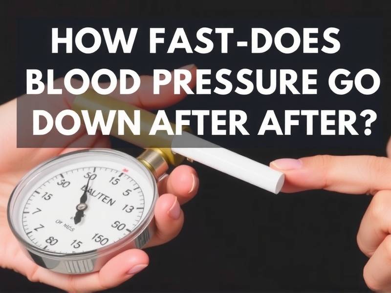 How Fast Does Blood Pressure Go Down After Quitting Smoking? The Science Behind the Quick Reduction