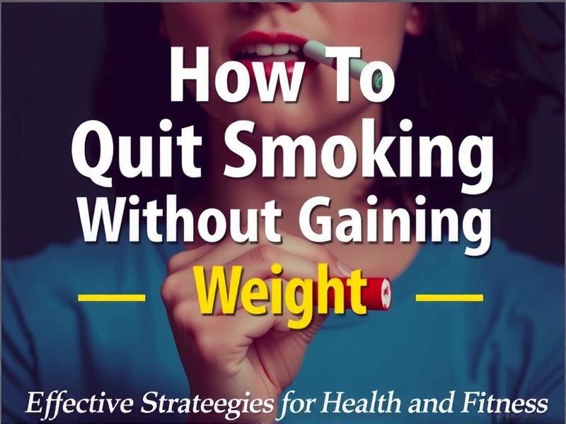 How to Quit Smoking Without Gaining Weight: Effective Strategies for Health and Fitness