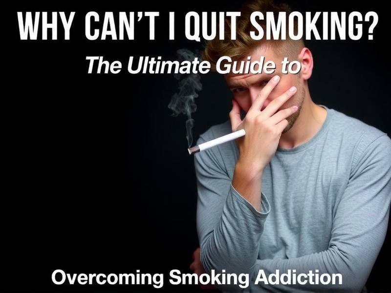 Why Can't I Quit Smoking? The Ultimate Guide to Overcoming Smoking Addiction