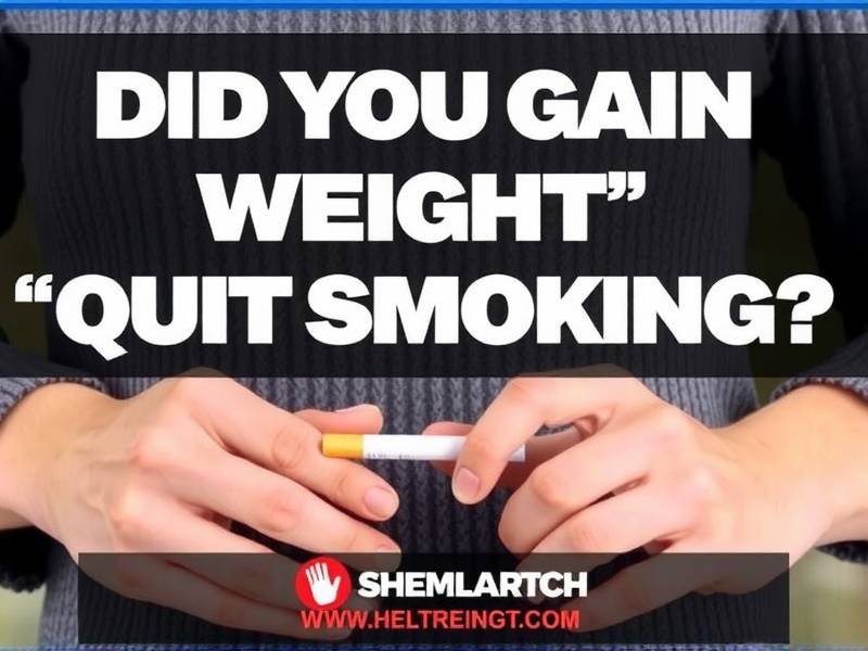 Did You Gain Weight When You Quit Smoking? The Truth About Weight Changes After Quitting Smoking(1)