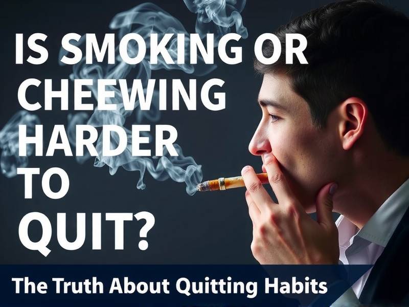Is Smoking or Chewing Harder to Quit? The Truth About Quitting Habits