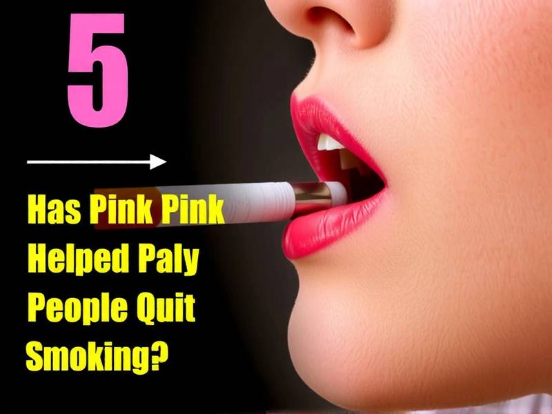 Has Pink Really Helped People Quit Smoking?