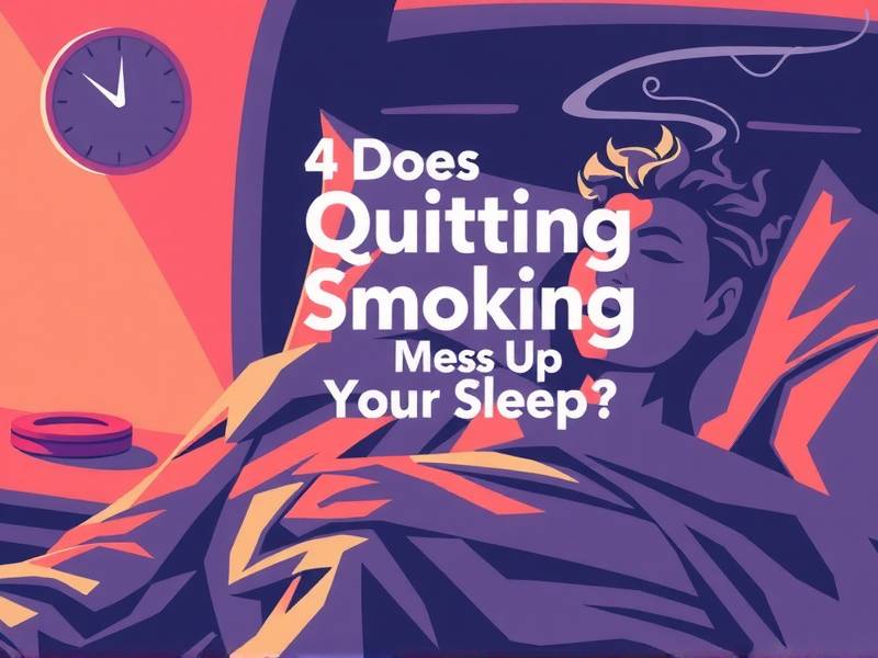 Does Quitting Smoking Mess Up Your Sleep? A Comprehensive Guide to Understanding the Impact on Sleep