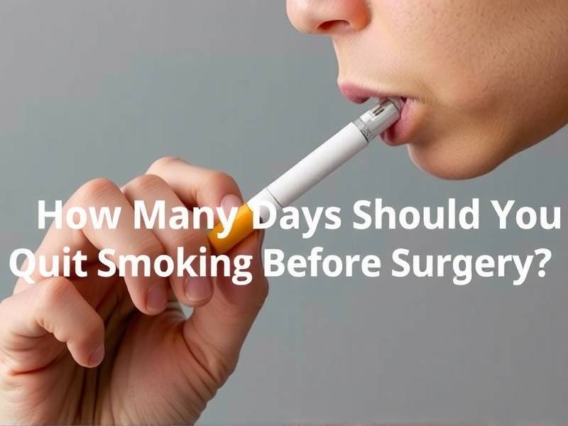 How Many Days Should You Quit Smoking Before Surgery?