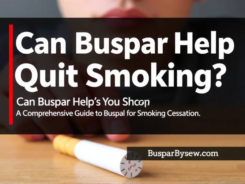 Can Buspar Help Quit Smoking? A Comprehensive Guide to Using Buspar for Smoking Cessation(1)