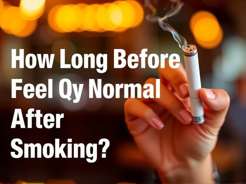 How Long Before You Feel Normal After Quitting Smoking?