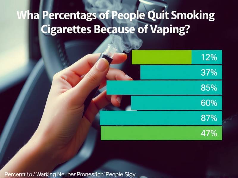 What Percentage of People Quit Smoking Cigarettes Because of Vaping?