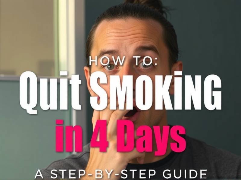 How to Quit Smoking in 4 Days: A Step-by-Step Guide