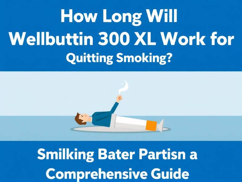 How Long Will Wellbutrin 300 XL Work for Quitting Smoking? A Comprehensive Guide