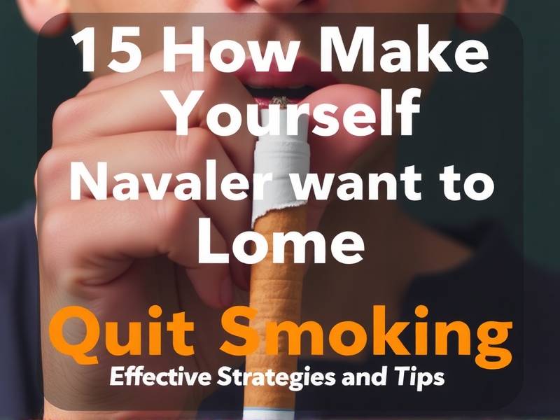 How to Make Yourself Want to Quit Smoking: Effective Strategies and Tips(1)