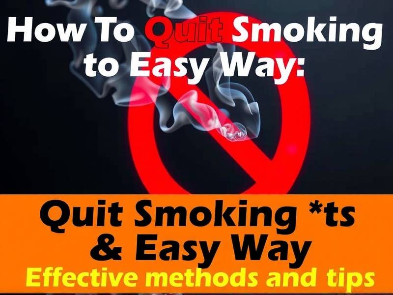 How to Quit Smoking the Easy Way: Effective Methods and Tips