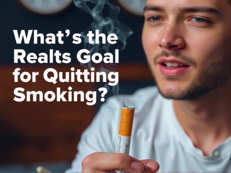What's the Realistic Goal for Quitting Smoking?