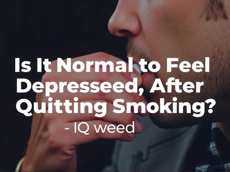 Is It Normal to Feel Depressed After Quitting Smoking Weed?
