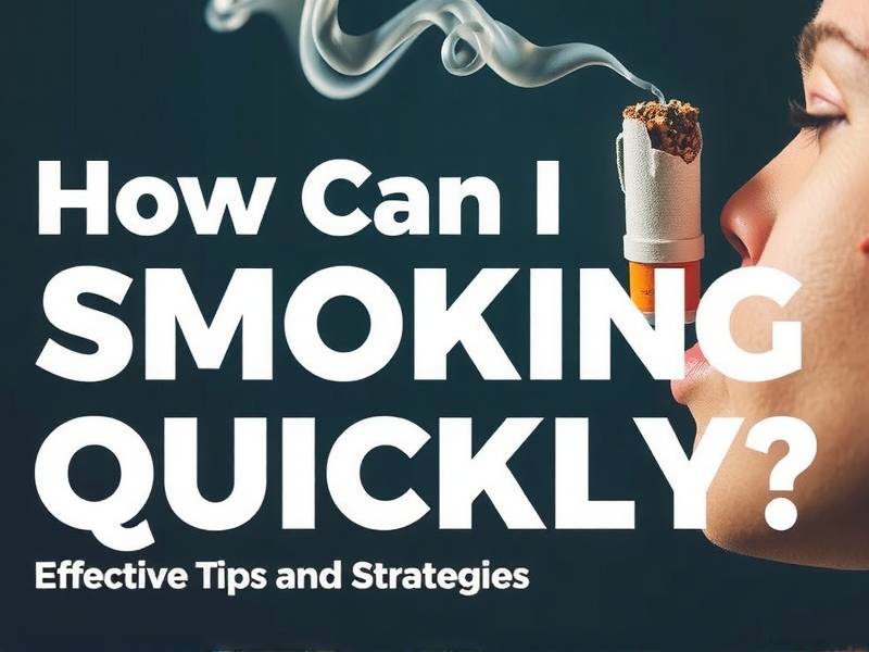 How Can I Quit Smoking Quickly? Effective Tips and Strategies