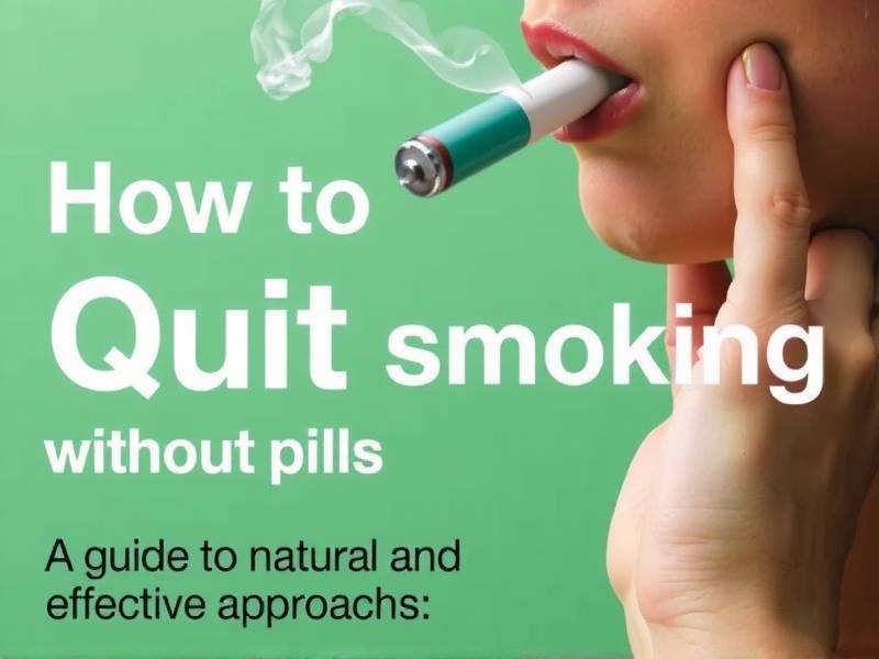 How to Quit Smoking Without Pills or Other Addictive Methods: A Guide to Natural and Effective Appro