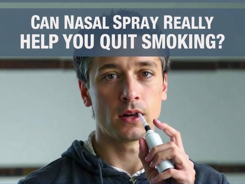 Can Nasal Spray Really Help You Quit Smoking?