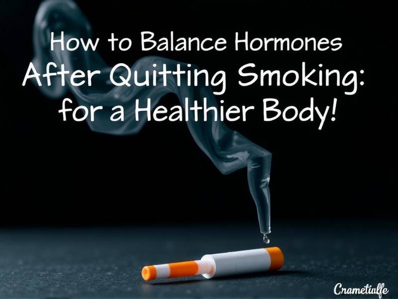How to Balance Hormones After Quitting Smoking: Tips and Strategies for a Healthier Body