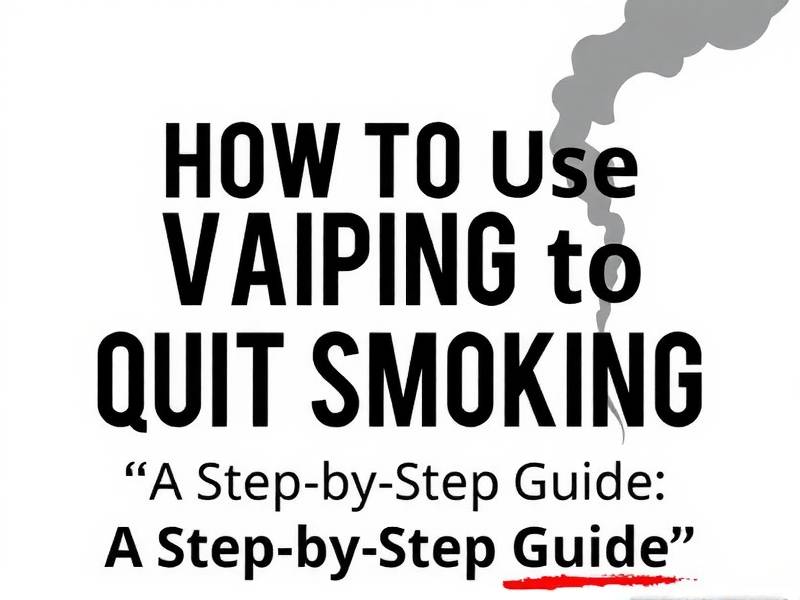 How to Use Vaping to Quit Smoking: A Step-by-Step Guide