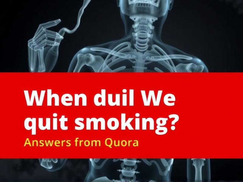 What Happens When We Quit Smoking? Answers from Quora
