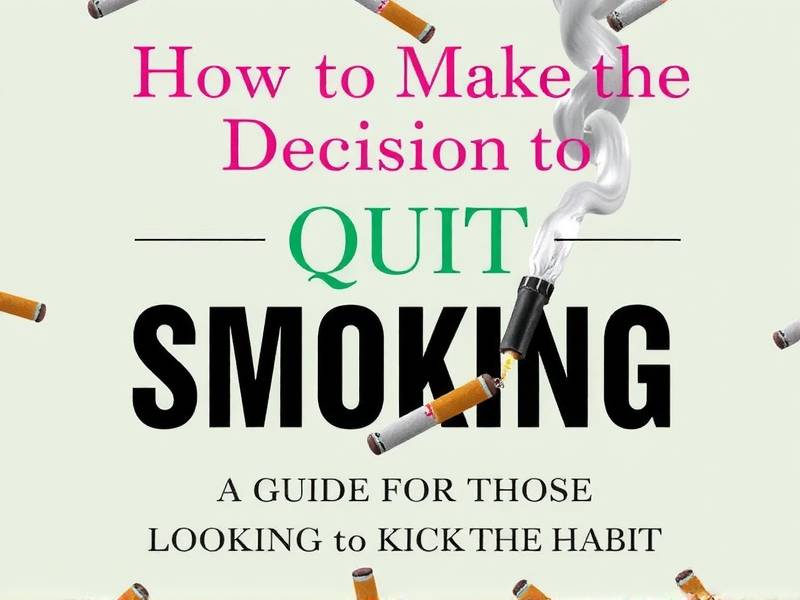 How to Make the Decision to Quit Smoking: A Guide for Those Looking to Kick the Habit